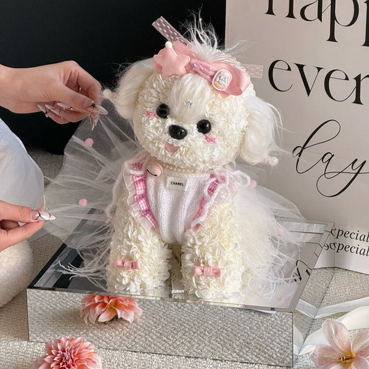 Flower Doggy | Cupcake (Pink Tutu & Blush, Size M) Standard Delivery Toujours Flowers