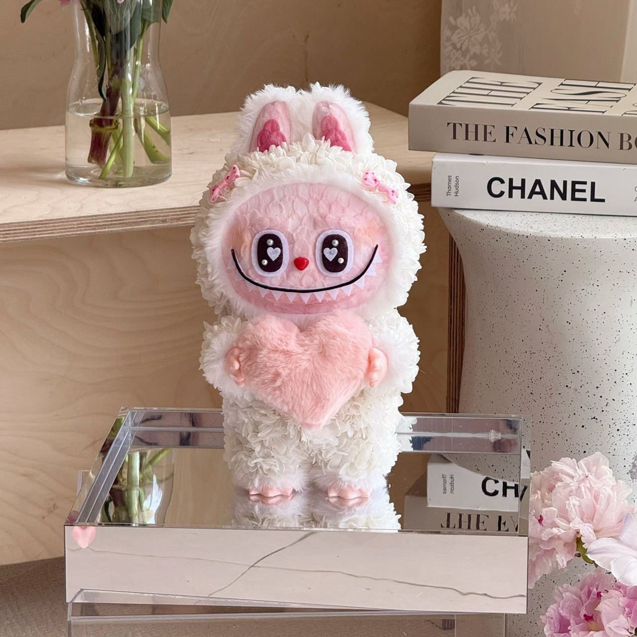 その他 Labubu Plush Flower Bag POP MART THE MONSTERS Labubu Plush Flower Bag (Brown)