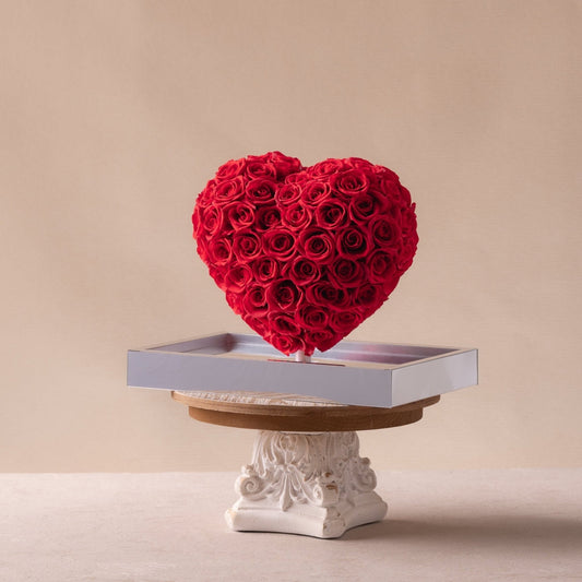Blooming Heart | 99 Red Roses Standard Delivery Toujours Flowers