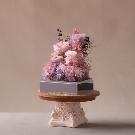 Monet-Inspired Flower Arrangement | Soft Purple (S) Standard Delivery Toujours Flowers