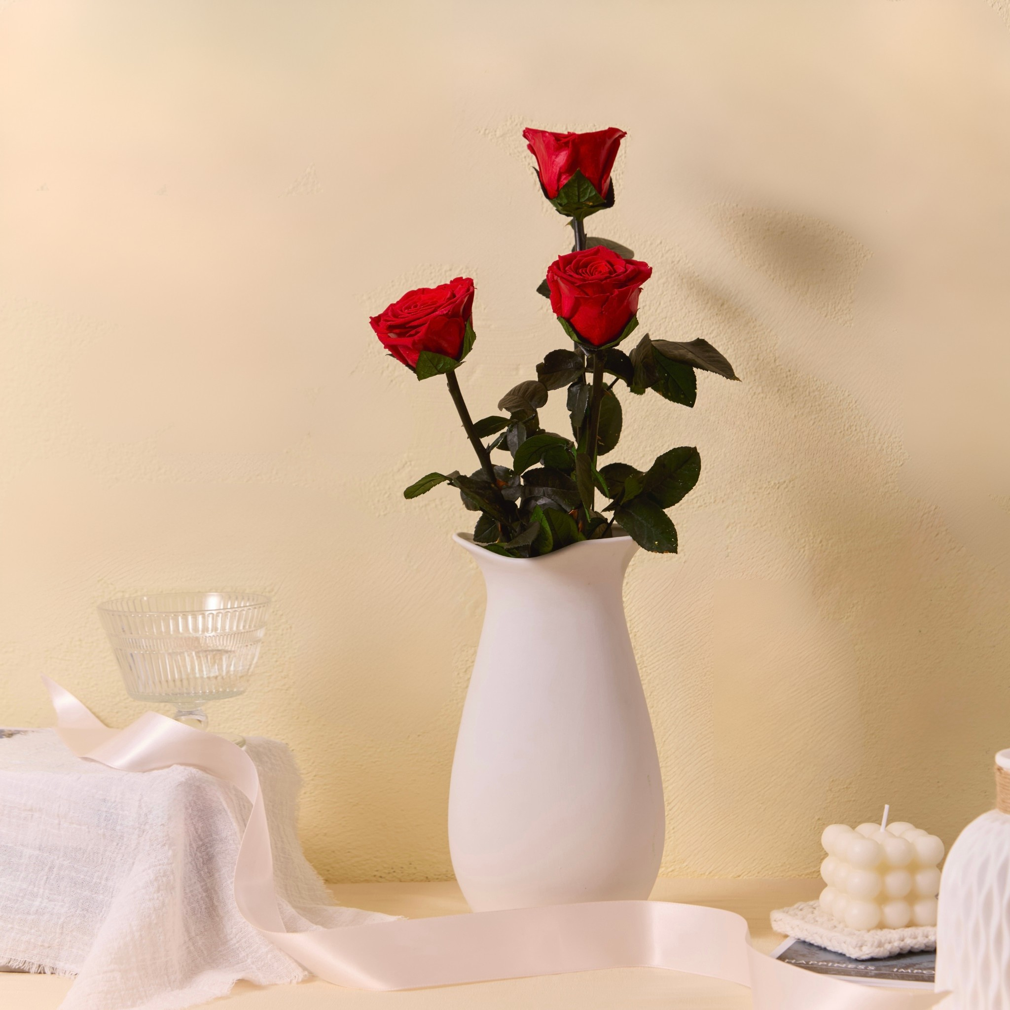 Stem Rose | Single or 8-Pack (Choose Color)