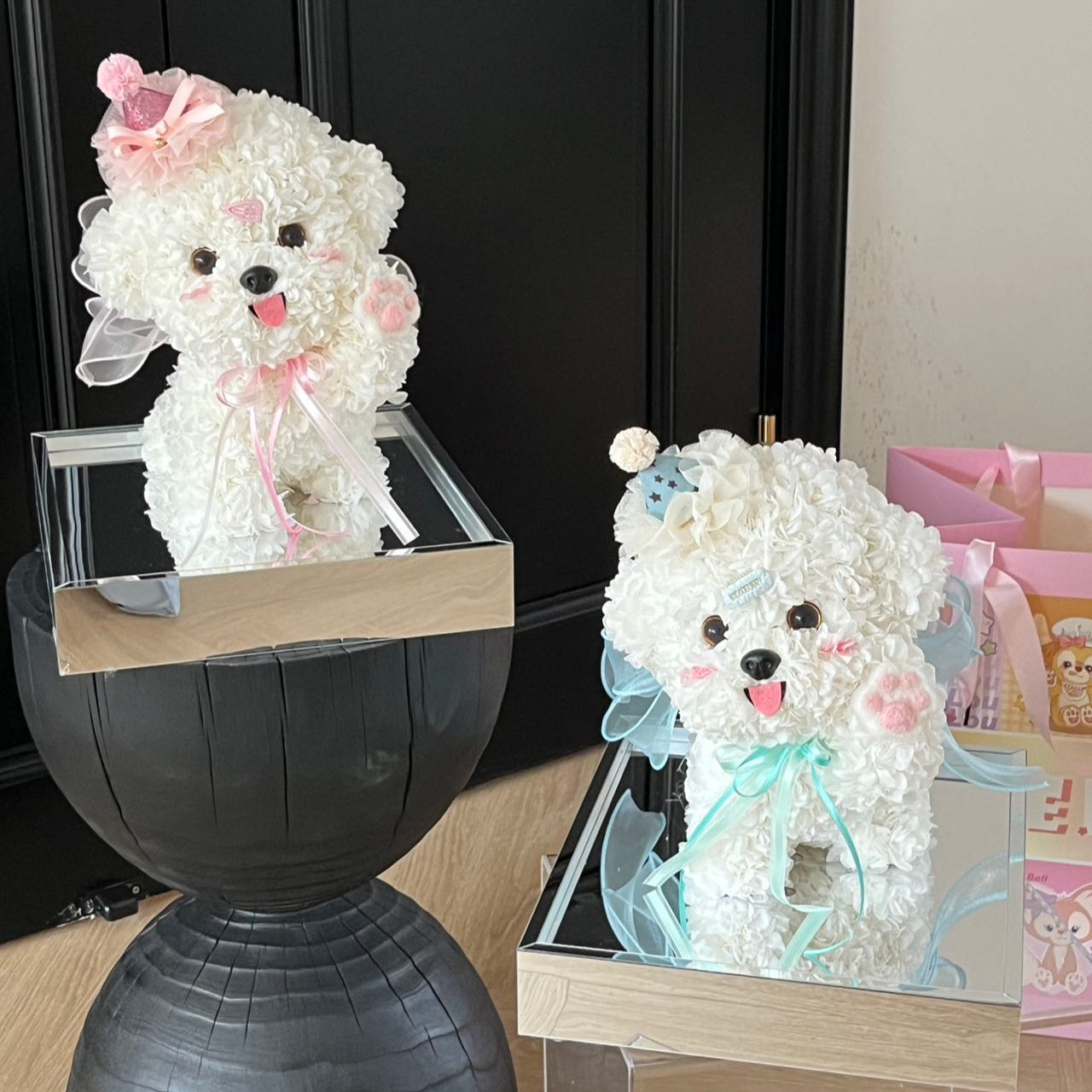 Flower Doggy | Pompom (Mini Party Hat, Size M) Toujours Flowers