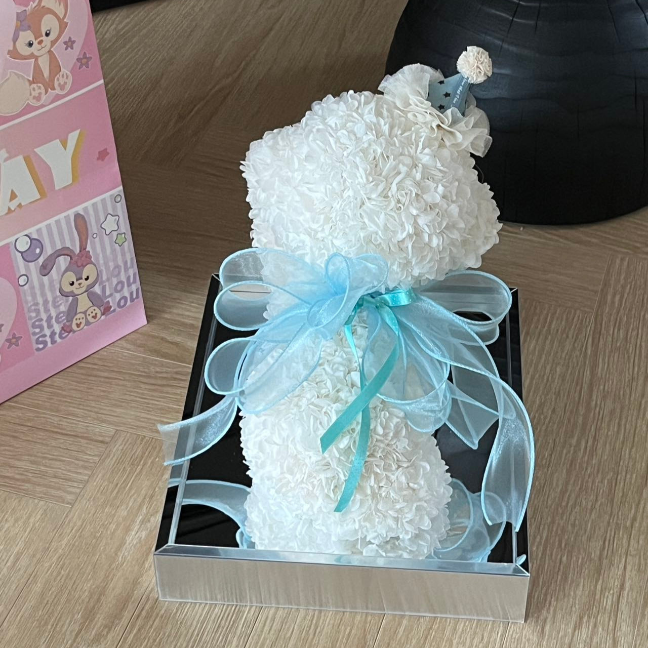 Flower Doggy | Pompom (Mini Party Hat, Size M) Toujours Flowers