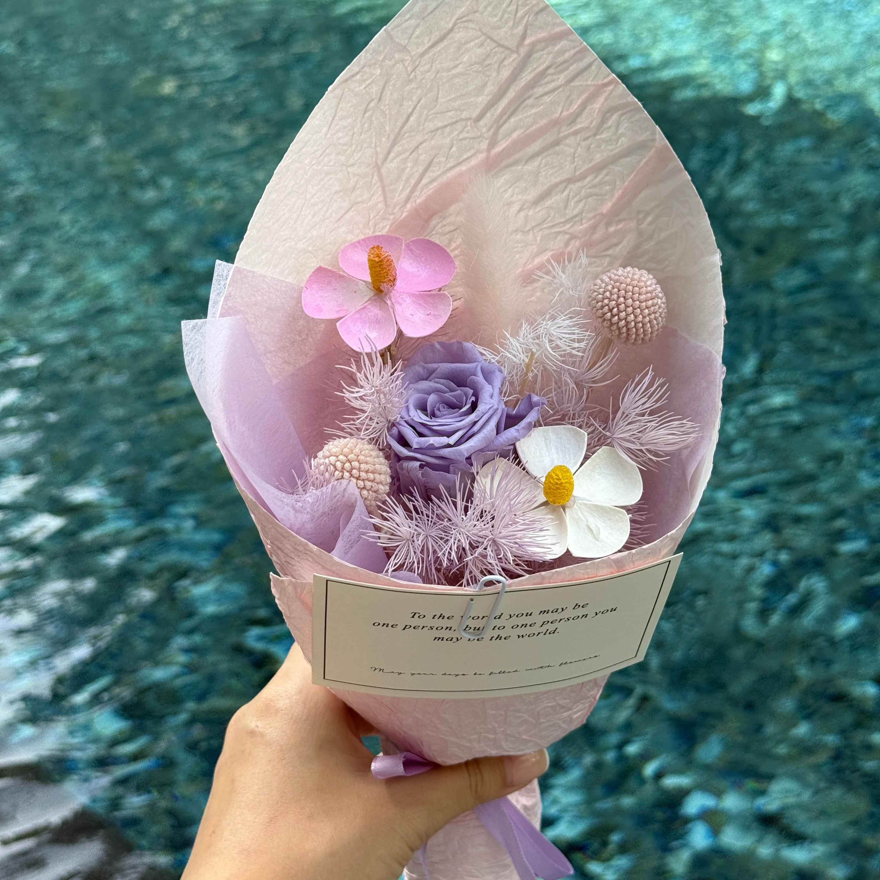 Mini Bouquet | Eternal Flowers Bouquet (3 colors) Toujours Flowers