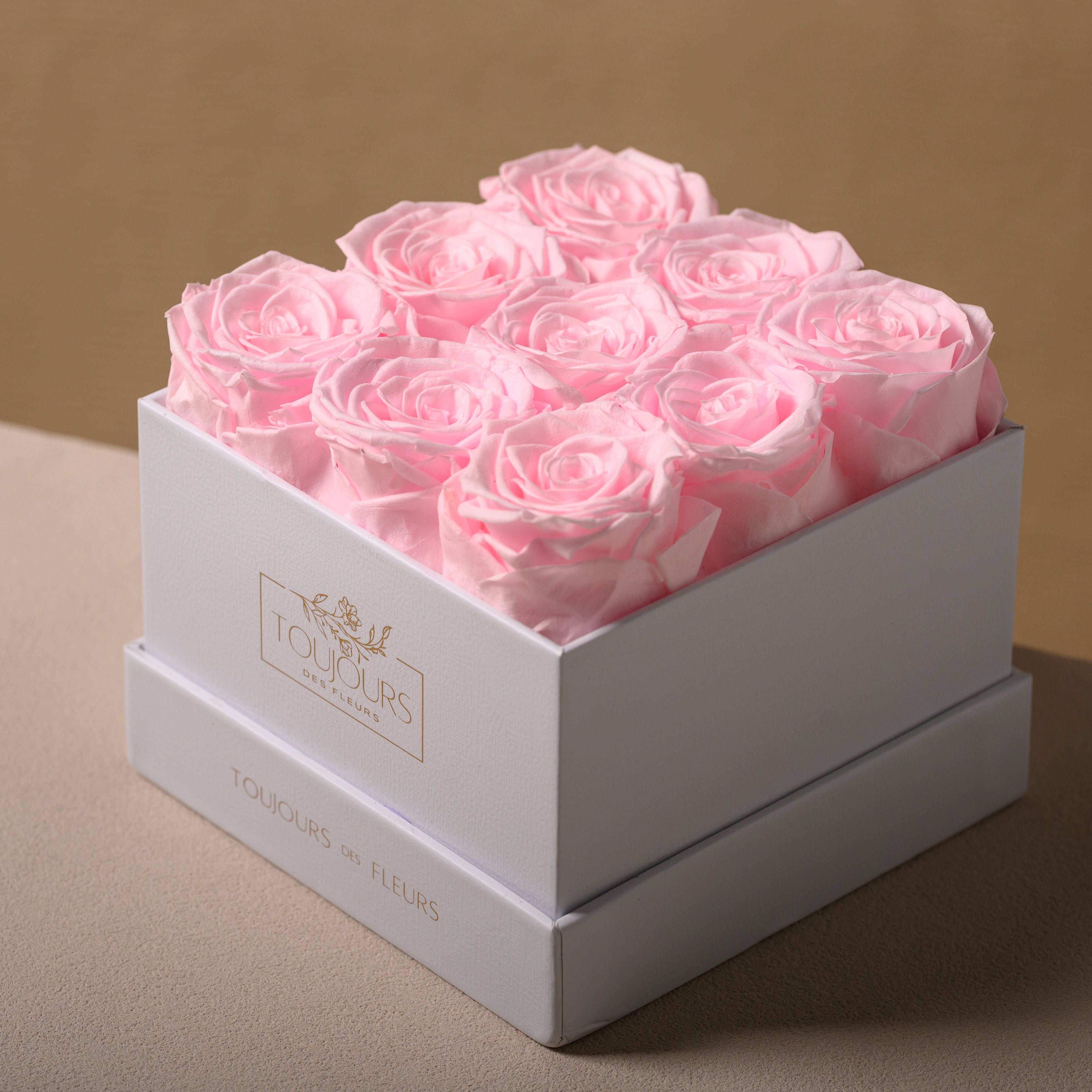 Preserved Rose Box | 9 Eternal Roses Toujours Flowers