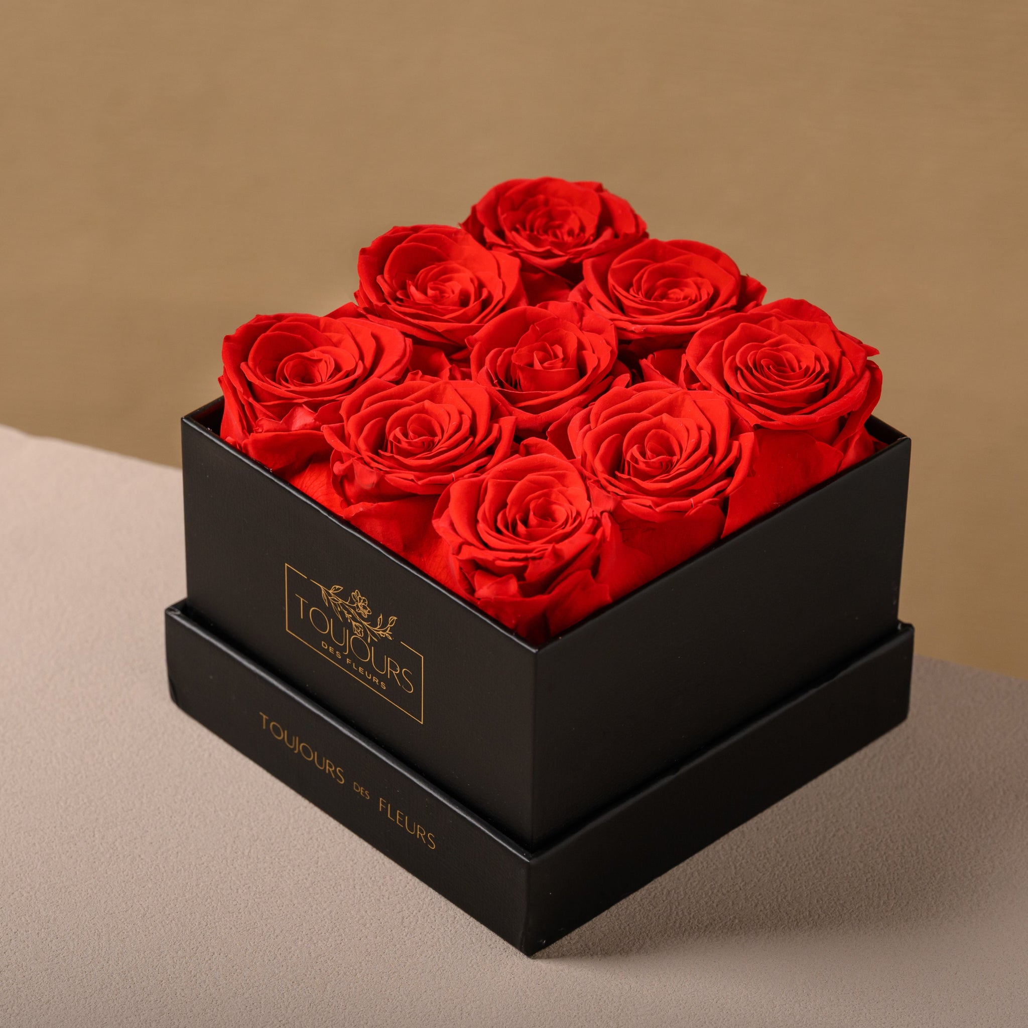 Preserved Rose Box | 9 Eternal Roses Toujours Flowers