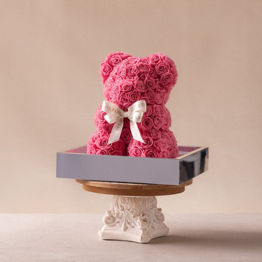 Floral Teddy | Pink Roses - Toujours Flowers