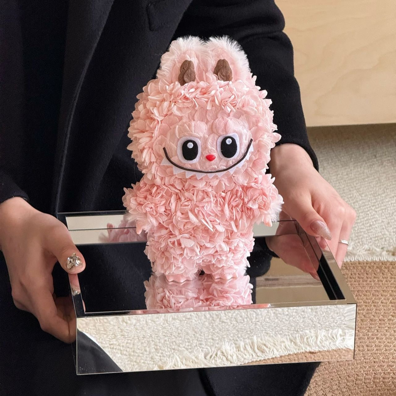 Flower Labubu | FloralBubu (Size S) Pink Toujours Flowers