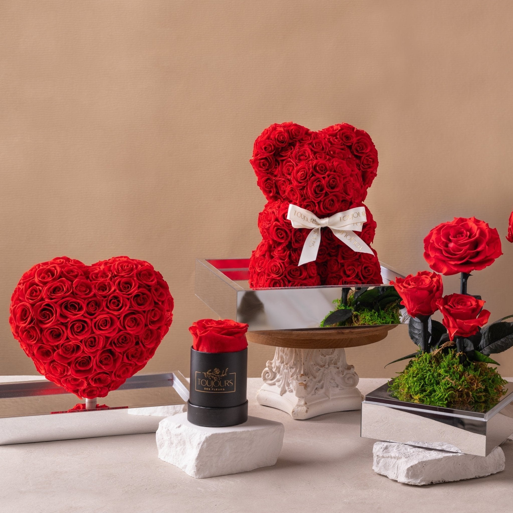 Mini Red Rose Toujours Flowers