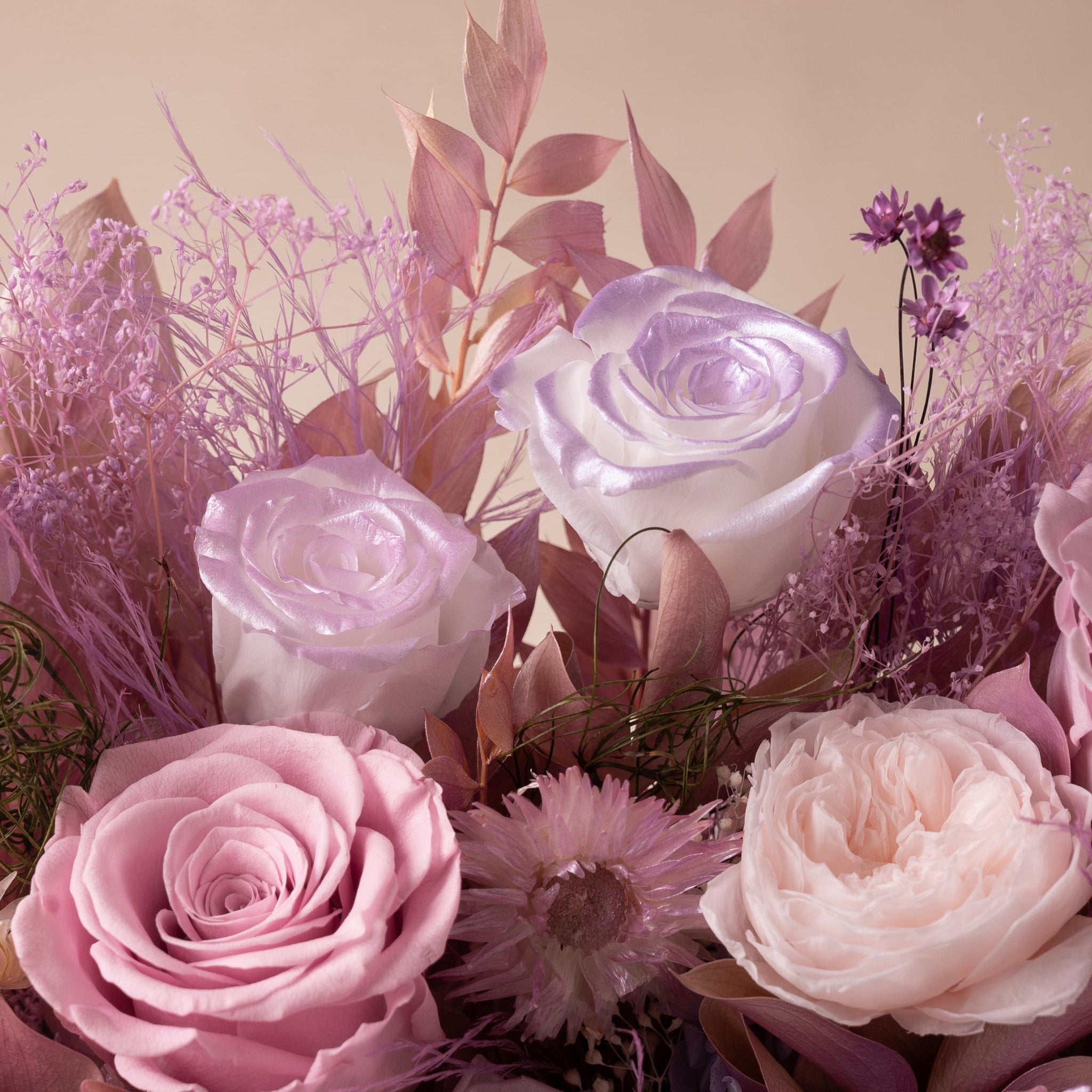 Monet-Inspired Flower Arrangement | Soft Purple (L) Toujours Flowers