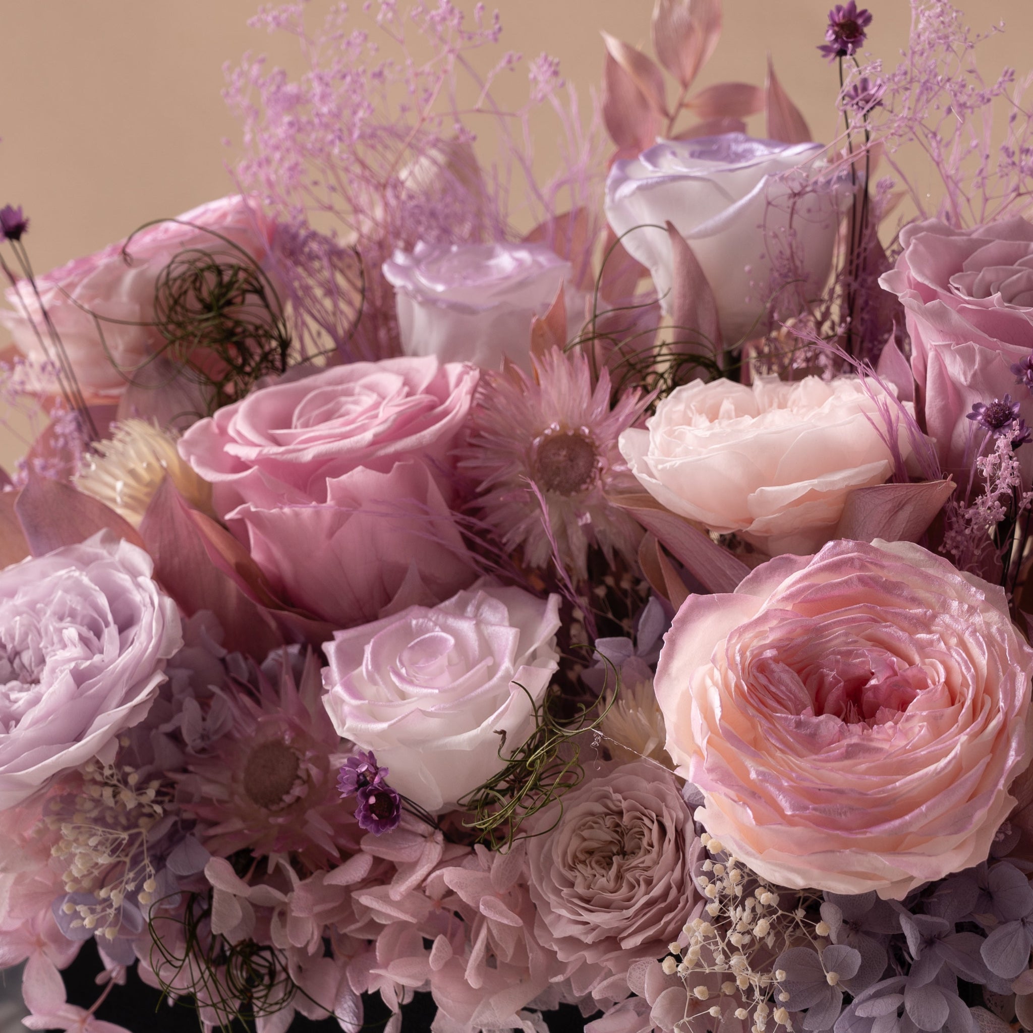 Monet-Inspired Flower Arrangement | Soft Purple (L) Toujours Flowers