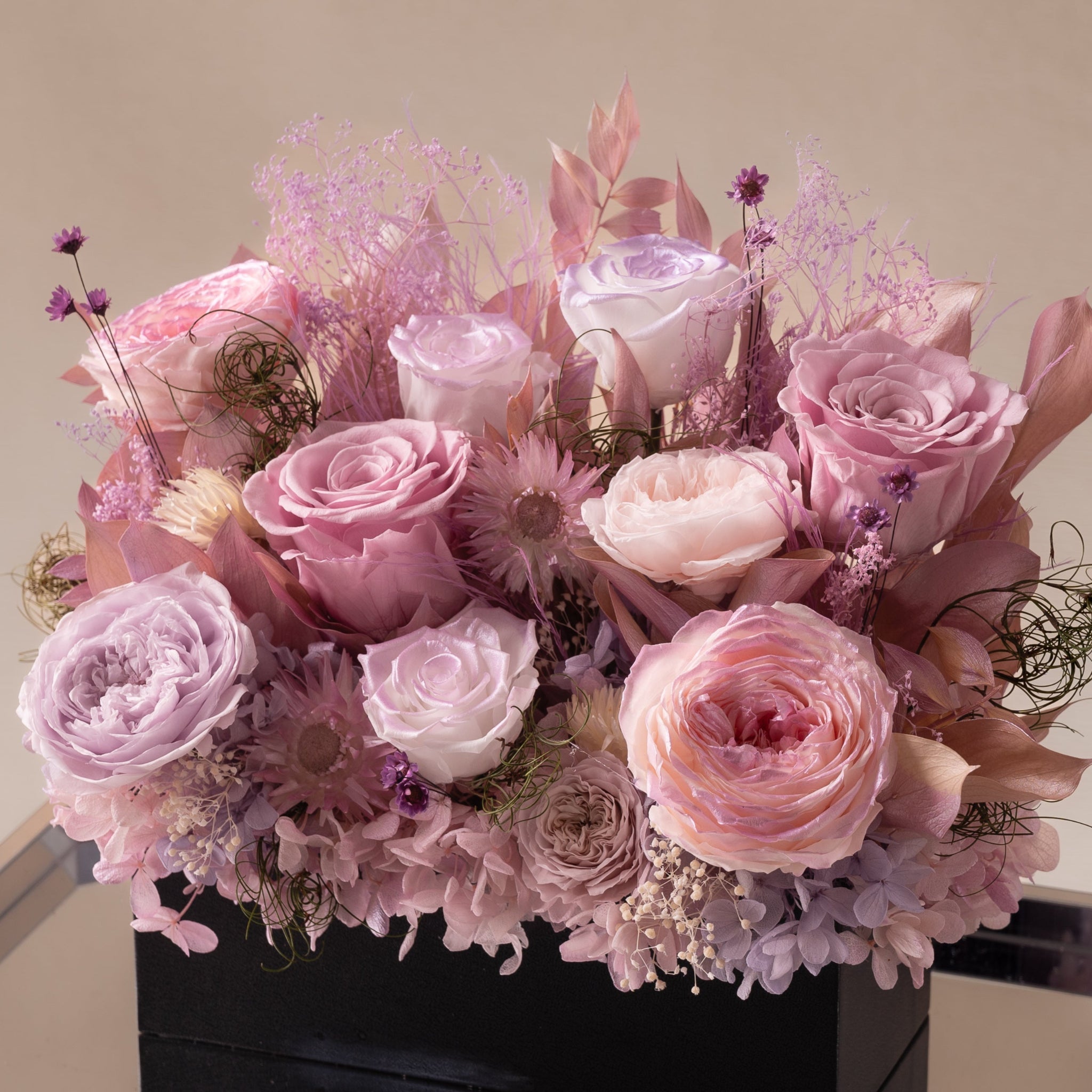 Monet-Inspired Flower Arrangement | Soft Purple (L) Toujours Flowers